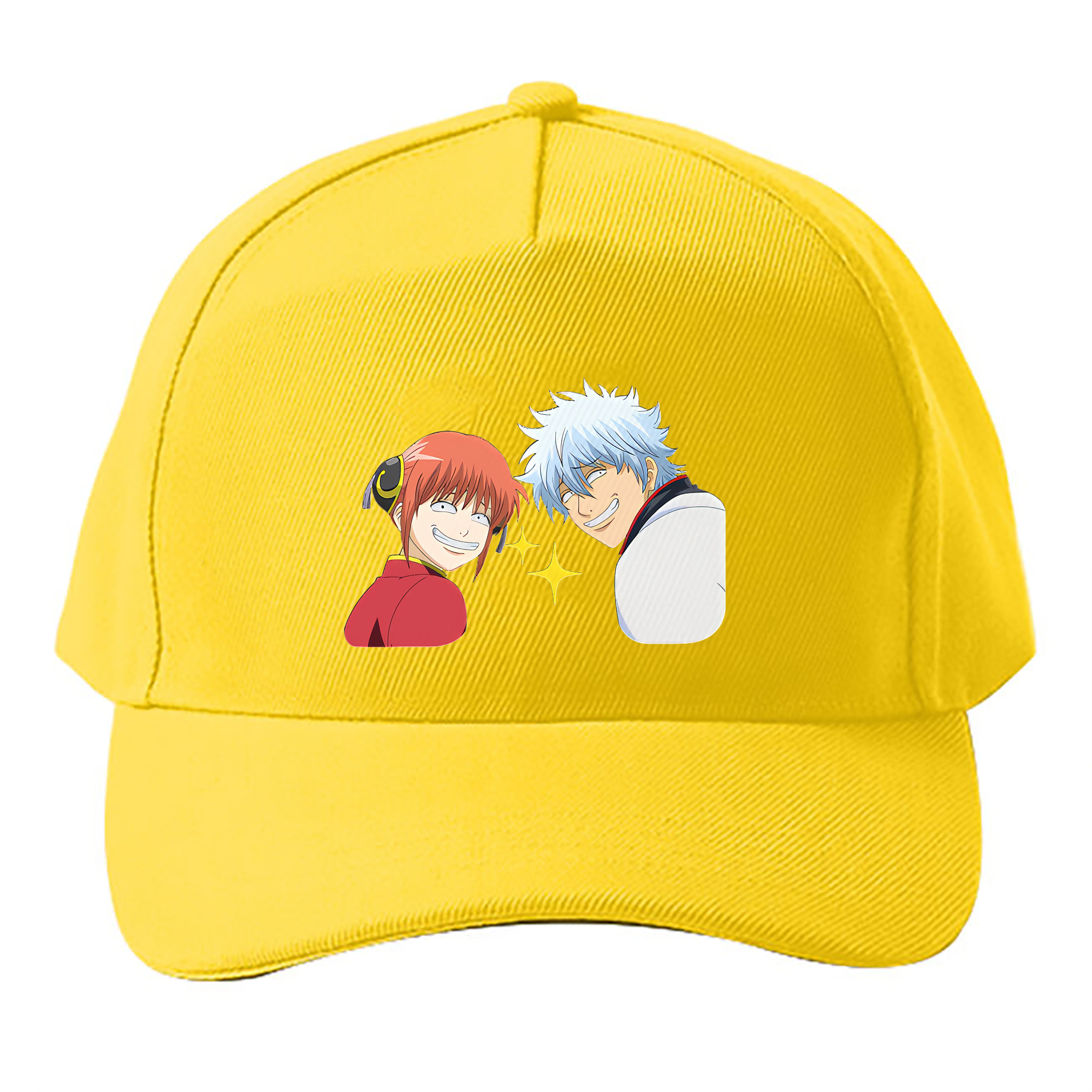 （画像用） ぎんたま 坂田銀時（さかたぎんとき） 神楽 志村新八（しむら しんぱち） GINTAMA Sakata Gintoki Kagura Shimura Shinpachi ベースボールキャップ 綿100％ 男女兼用 帽子 スポーツ